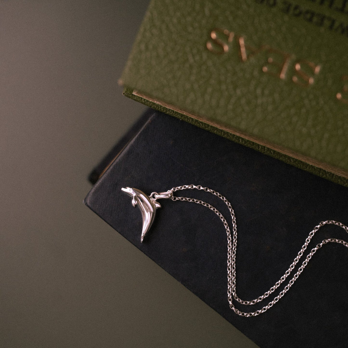 Dolphin Silver Pendant Necklace