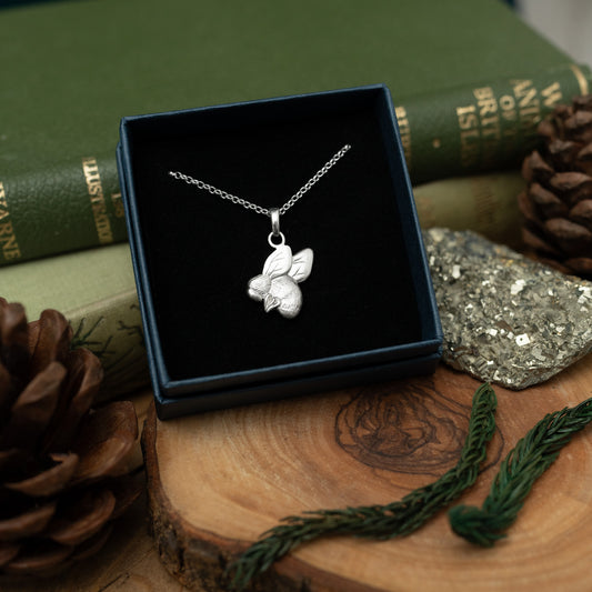 Sterling Silver Bumble Bee Pendant Necklace