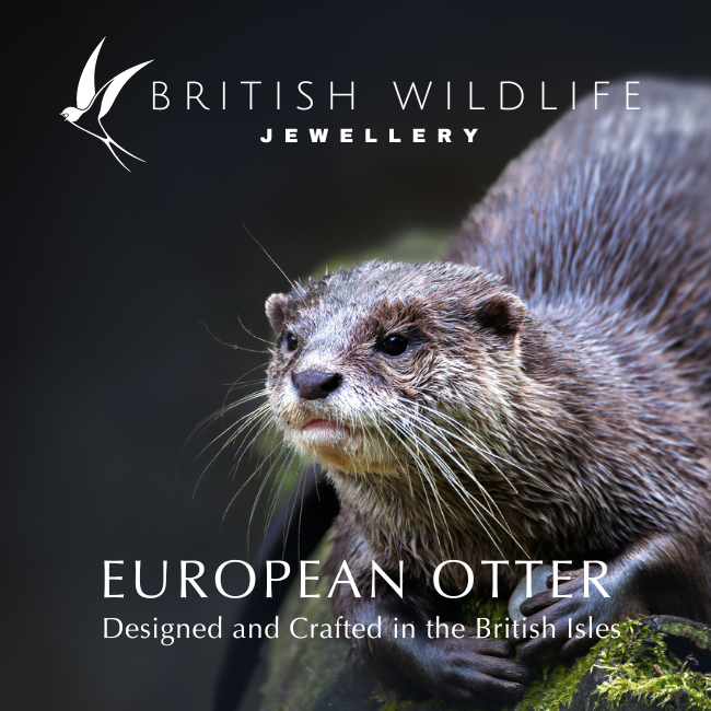 Sterling Silver Small Otter Charm Necklace