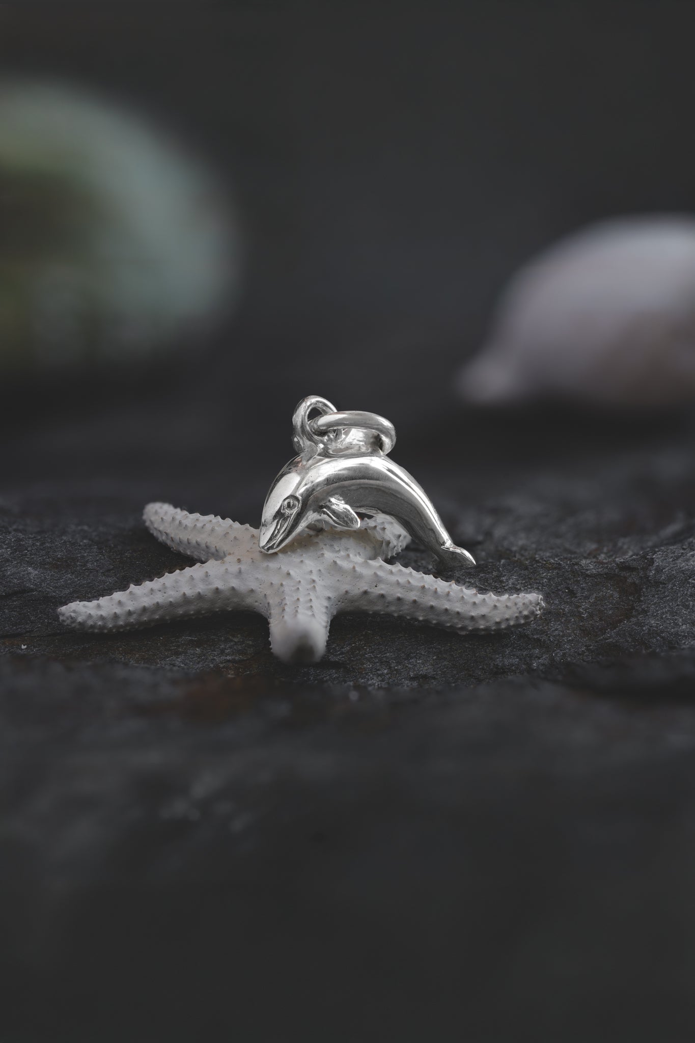 Silver Dolphin Charm Necklace