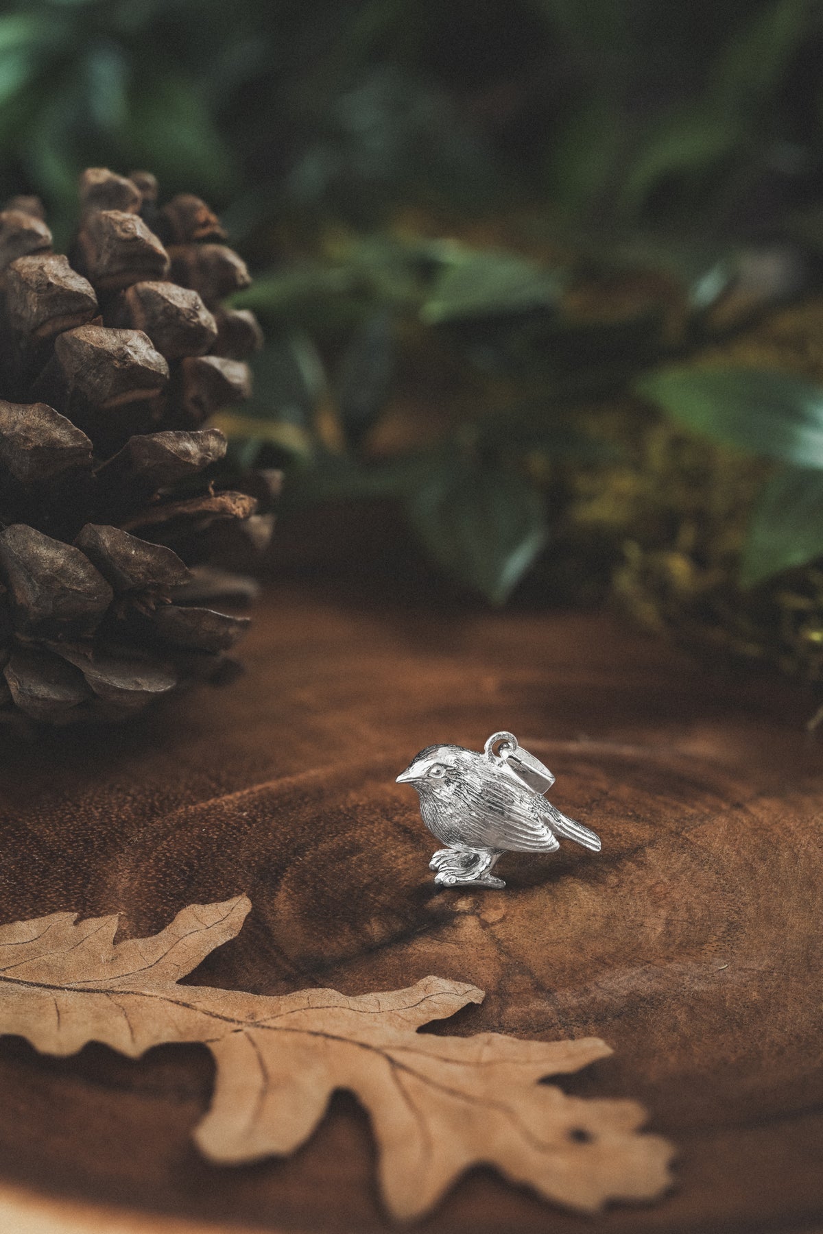 Robin Silver Pendant Necklace