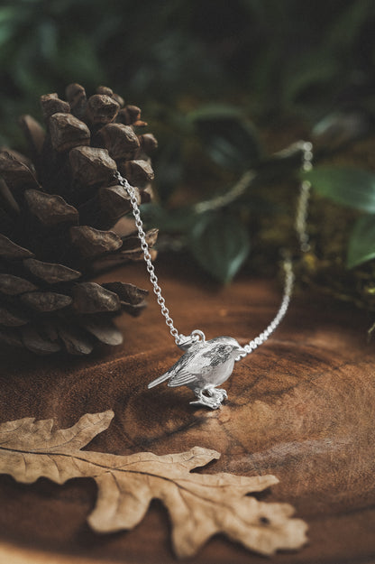 Robin Silver Pendant Necklace